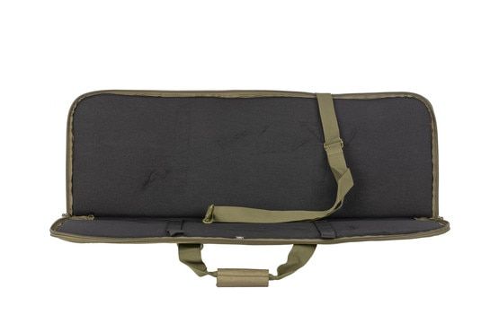 NcSTAR's 36in single rifle case is olive drab green and features straps to secure your rifle and protect your carbine.